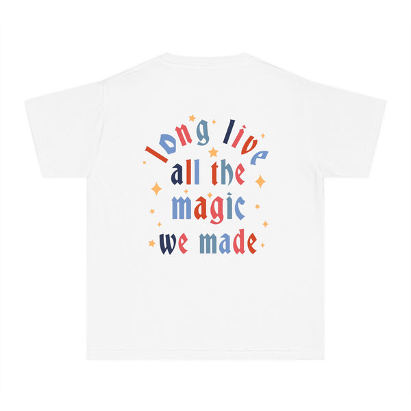 Long Live All The Magic We Made Patriotic Comfort Colors Youth Midweight Tee