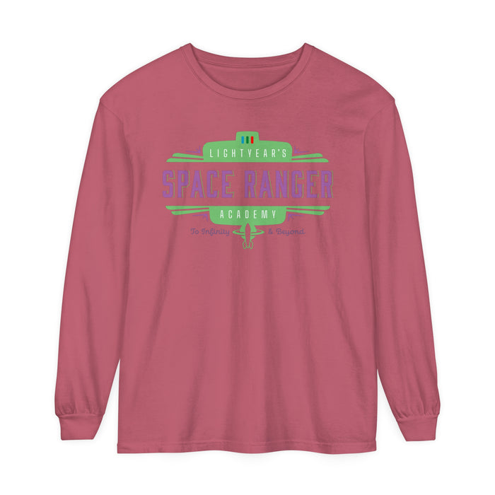 Lightyear's Space Ranger Academy Comfort Colors Unisex Garment-dyed Long Sleeve T-Shirt