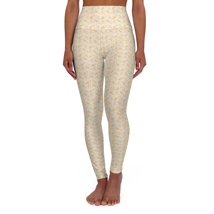 Surfin' Mickey Waisted Yoga Leggings (AOP)