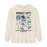 Disco Yeti Comfort Colors Unisex Garment-dyed Long Sleeve T-Shirt