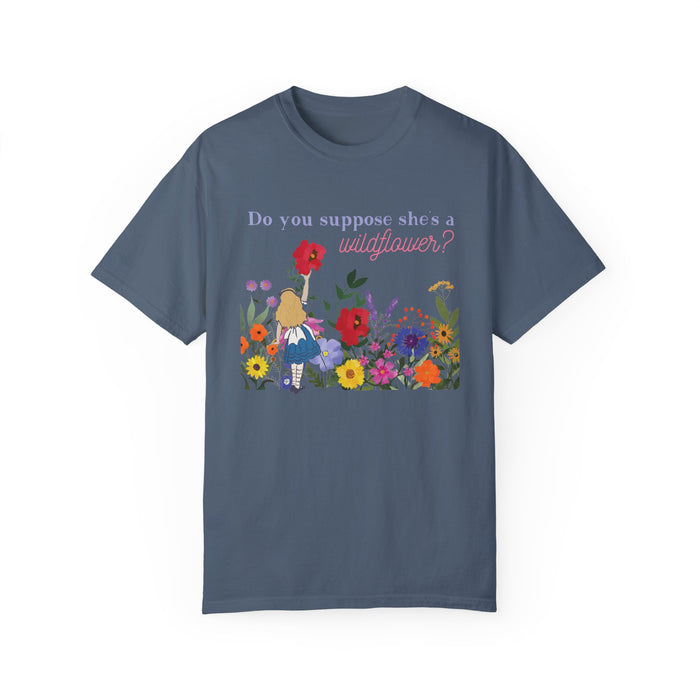 Do You Suppose She's A Wildflower Comfort Colors Unisex Garment-Dyed T-shirt