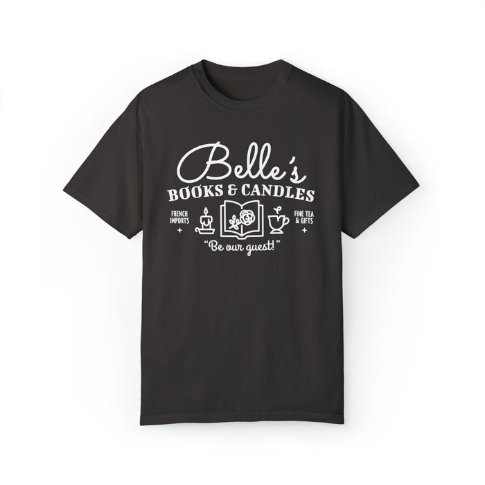 Belle’s Books & Candles Co Comfort Colors Unisex Garment-Dyed T-shirt