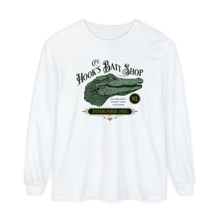 Captain Hook’s Bait Shop Comfort Colors Unisex Garment-dyed Long Sleeve T-Shirt