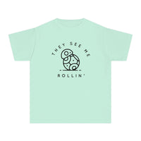 They See Me Rollin' Comfort Colors Youth Midweight Tee