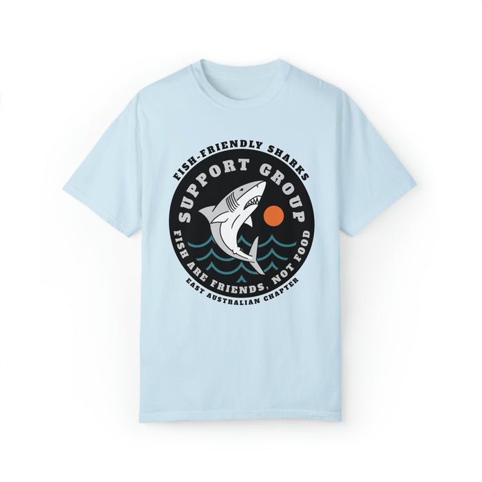 Friendly Shark Support Group Comfort Colors Unisex Garment-Dyed T-shirt