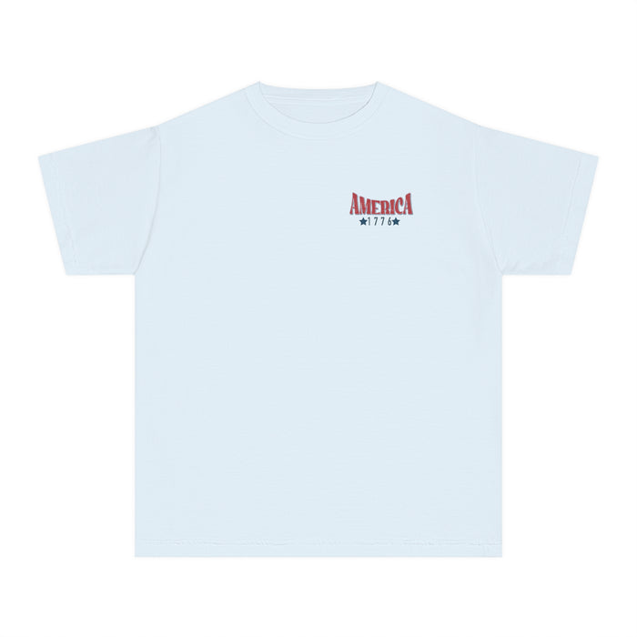 Home Of The Free Comfort Colors Youth Midweight Tee