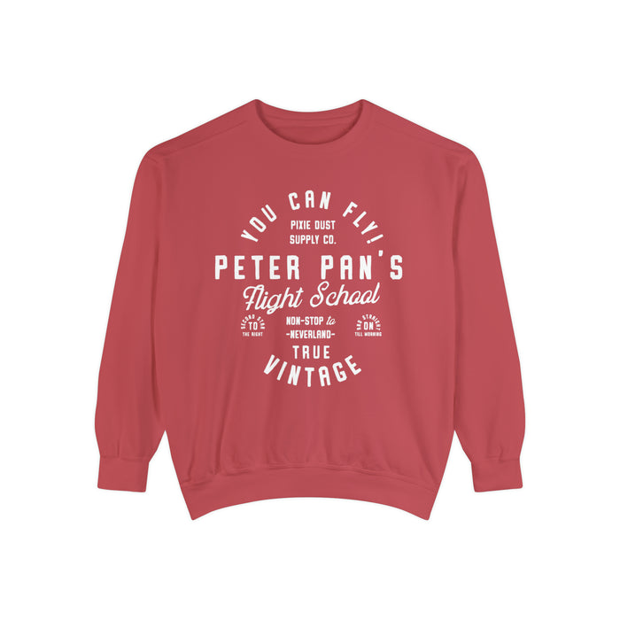 Pan's Flight School Comfort Colors Unisex Garment-Dyed Sweatshirt