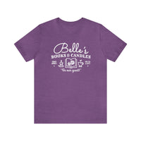 Belle’s Books & Candles Bella Canvas Unisex Jersey Short Sleeve Tee