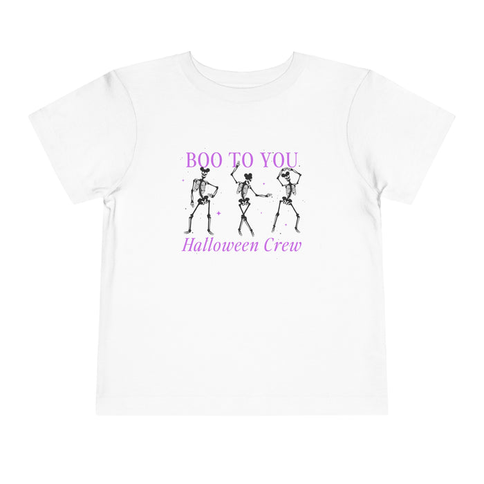 Boo To You Halloween Crew Bella Canvas Toddler Short Sleeve Tee