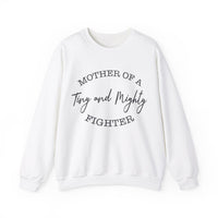 Mother of a Tiny & Mighty Fighter Unisex Heavy Blend™ Crewneck Sweatshirt