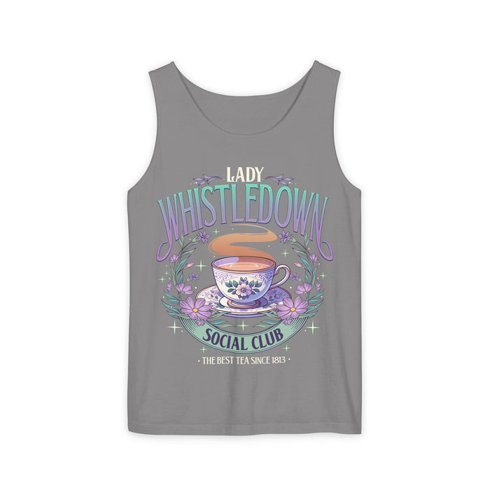 Lady Whistledown Social Club Unisex Comfort Colors Garment-Dyed Tank Top