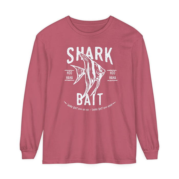 Shark Bait Hoo Haha Comfort Colors Unisex Garment-dyed Long Sleeve T-Shirt