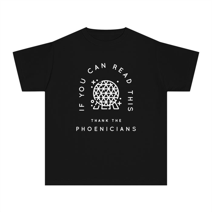 If You Can Read This Thank The Phoenicians Comfort Colors Youth Midweight Tee