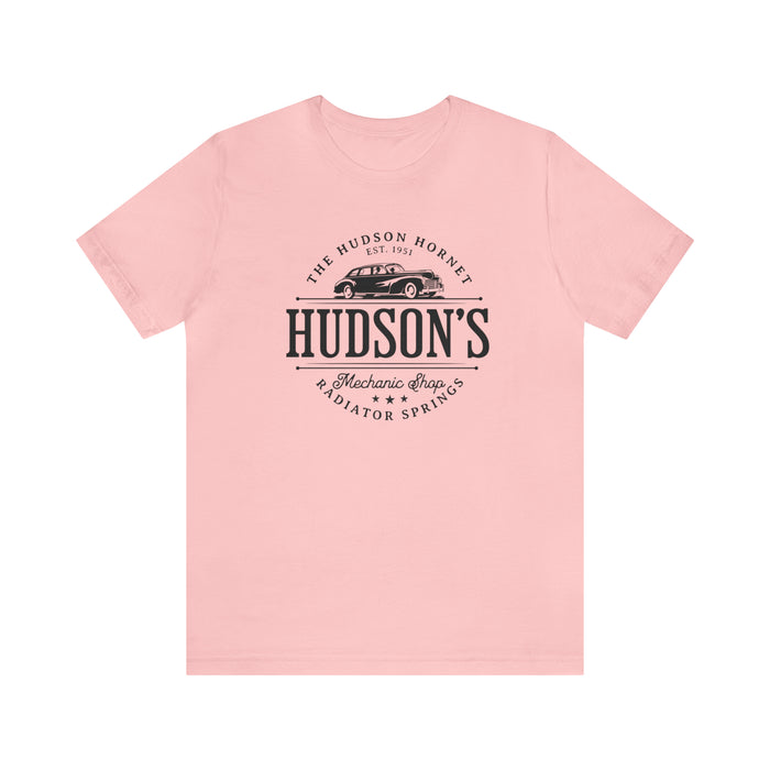 Hudson's Mechanic Shop Bella Canvas Unisex Jersey Short Sleeve Tee