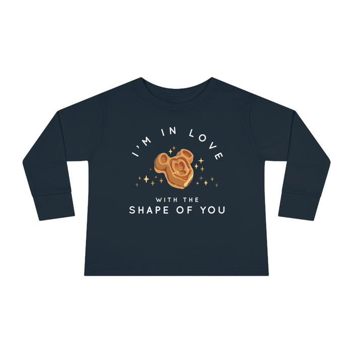 I'm in Love with the Shape of You Rabbit Skins Toddler Long Sleeve Tee