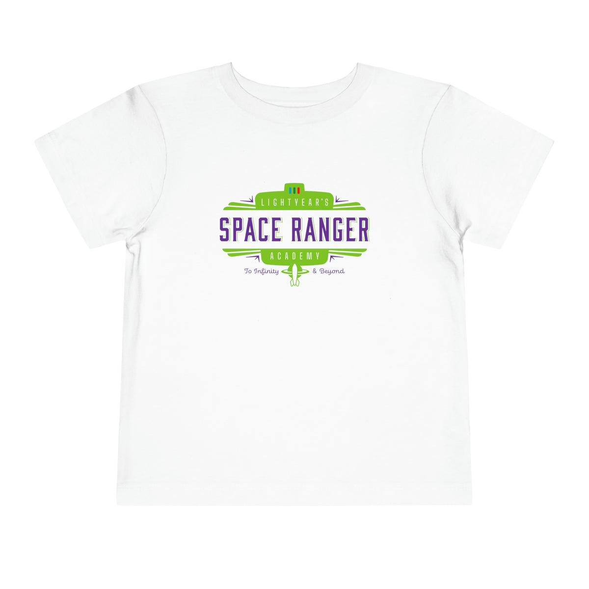 Lightyear's Space Ranger Academy Bella Canvas Toddler Short Sleeve Tee