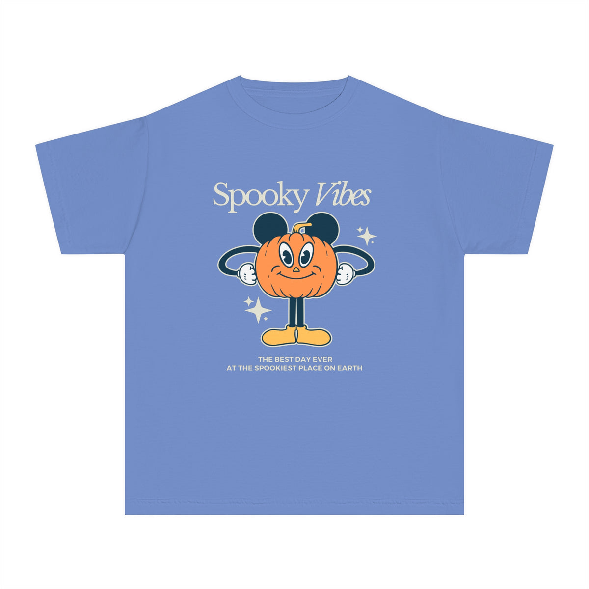 Spooky Vibes Comfort Colors Youth Midweight Tee