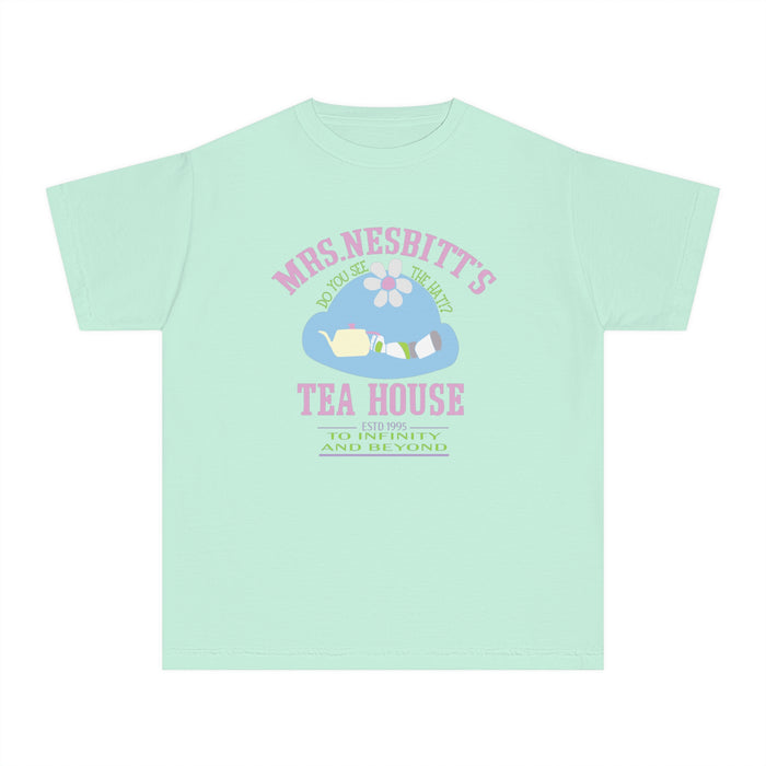 Mrs. Nesbitt’s Tea House Comfort Colors Youth Midweight Tee