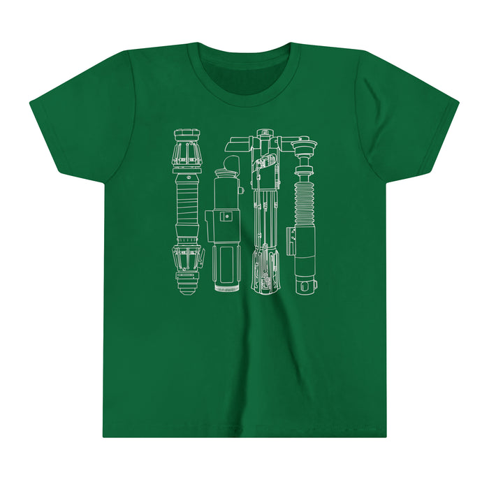 Lightsabers Bella Canvas Youth Short Sleeve Tee