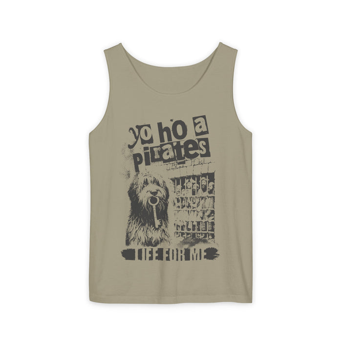 A Pirate's Life For Me Unisex Comfort Colors Garment-Dyed Tank Top