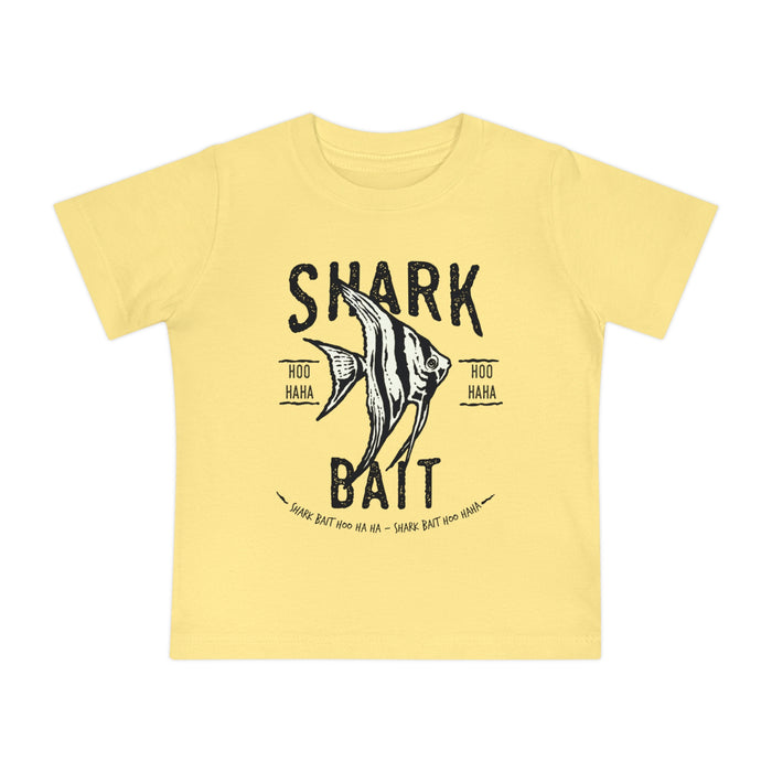 Shark Bait Hoo Haha Bella Canvas Baby Short Sleeve T-Shirt