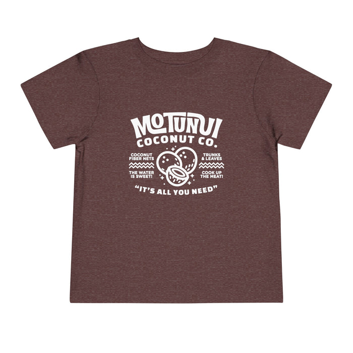 Motunui Coconut Co Bella Canvas Toddler Short Sleeve Tee