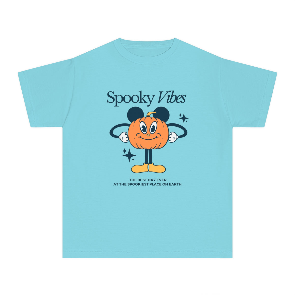 Spooky Vibes Comfort Colors Youth Midweight Tee