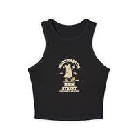 Nightmare on Main Street Women's Micro Rib Racer Tank Top