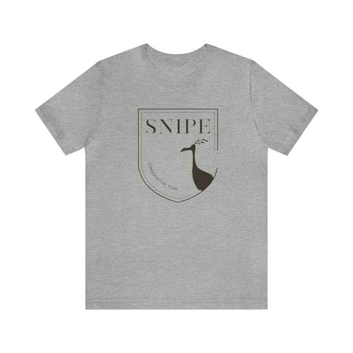 Snipe Conservation Team Bella Canvas Unisex Jersey Short Sleeve Tee