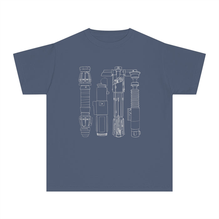 Lightsabers Comfort Colors Youth Midweight Tee