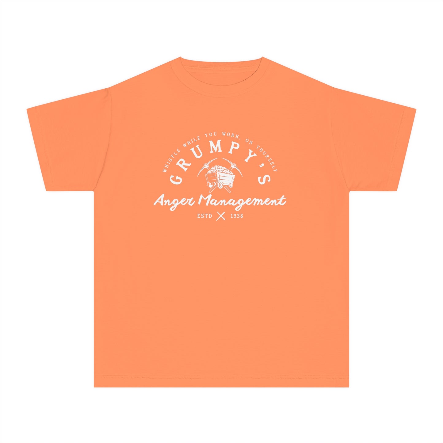 Grumpy’s Anger Management Comfort Colors Youth Midweight Tee