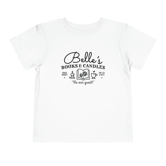 Belle's Books & Candles Bella Canvas Toddler Short Sleeve Tee