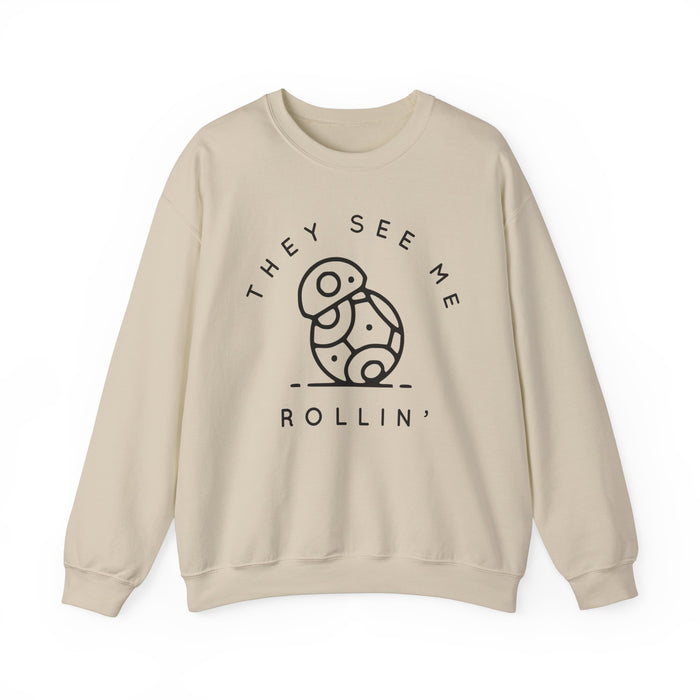 They See Me Rollin' Gildan Unisex Heavy Blend™ Crewneck Sweatshirt