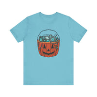 Turquoise Pumpkin Bella Canvas Unisex Jersey Short Sleeve Tee