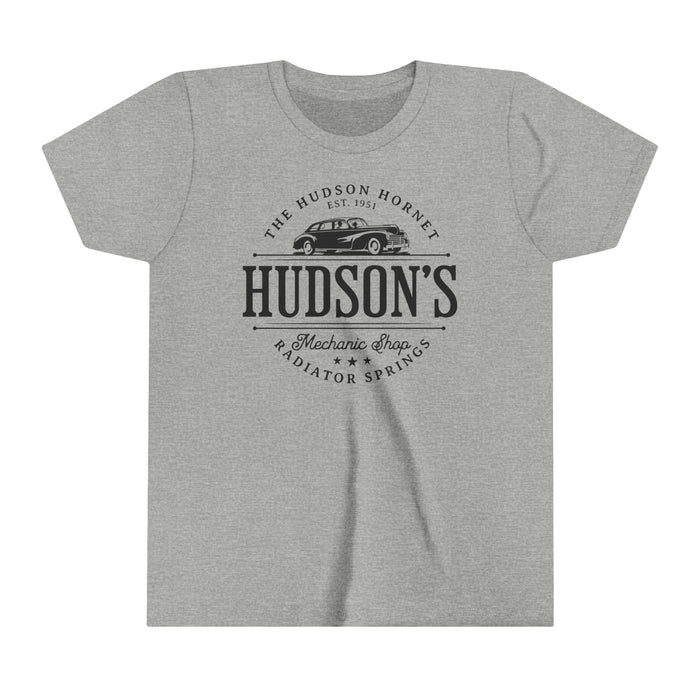 Hudson's Mechanic Shop Bella Canvas Youth Short Sleeve Tee