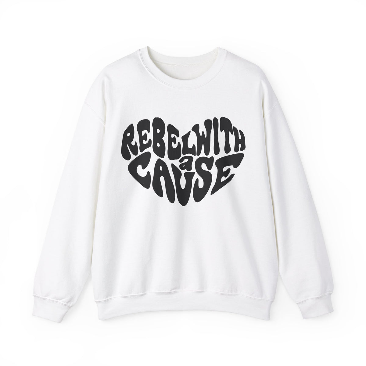 Rebel With A Cause Unisex Heavy Blend™ Crewneck Sweatshirt