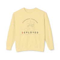 Remember Everyone Deployed R.E.D. Unisex Lightweight Comfort Colors Crewneck Sweatshirt