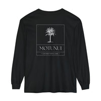 Motunui Coconut Bar and Grill Comfort Colors Unisex Garment-dyed Long Sleeve T-Shirt