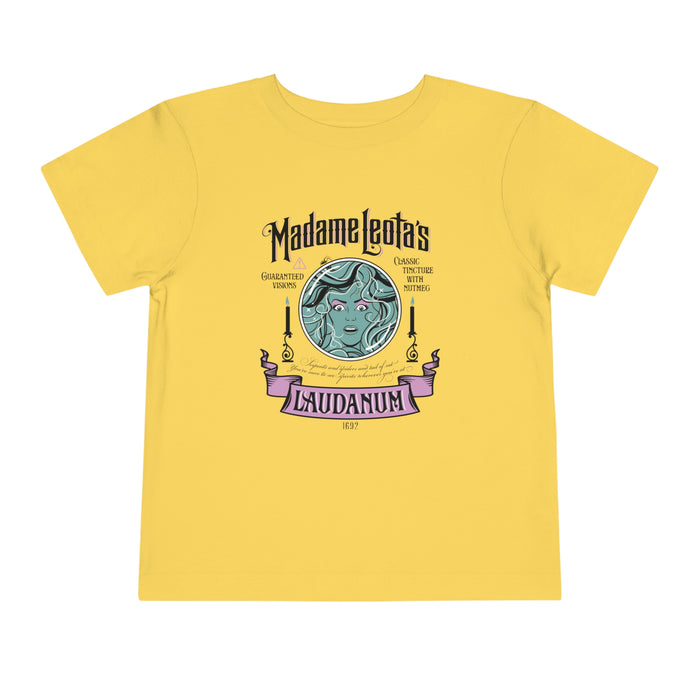 Madame Leota’s Laudanum Teal Bella Canvas Toddler Short Sleeve Tee