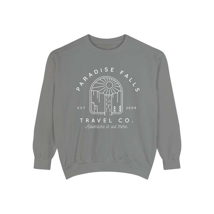 Paradise Falls Vacation Co. Comfort Colors Unisex Garment-Dyed Sweatshirt