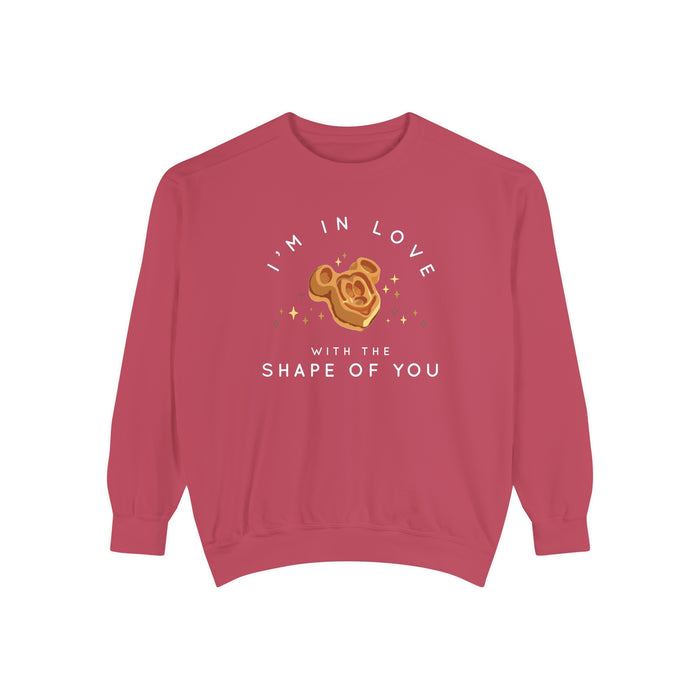 I'm in Love with the Shape of You Comfort Colors Unisex Garment-Dyed Sweatshirt