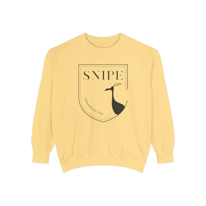 Snipe Conservation Team Comfort Colors Unisex Garment-Dyed Sweatshirt