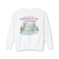 Backside of the Water Unisex Lightweight Comfort Colors Crewneck Sweatshirt