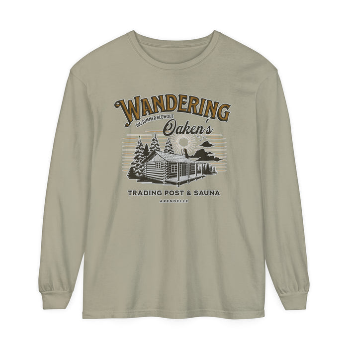 Wandering Oaken’s Trading Post Comfort Colors Unisex Garment-dyed Long Sleeve T-Shirt