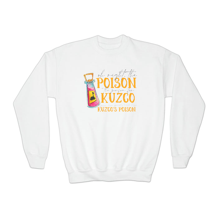 Oh Right The Poison Gildan Youth Crewneck Sweatshirt