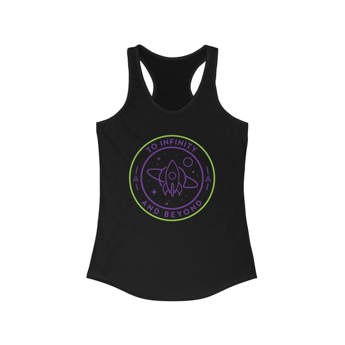 To Infinity and Beyond Women's Next Level Ideal Racerback Tank