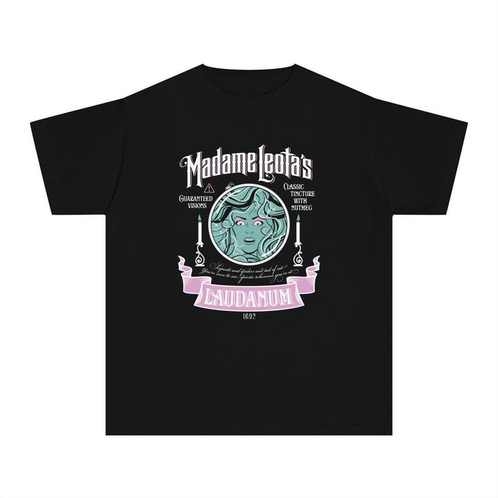 Madame Leota’s Laudanum Teal Comfort Colors Youth Midweight Tee