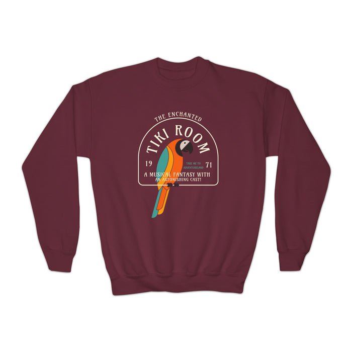 Enchanted Tiki Room Gildan Youth Crewneck Sweatshirt