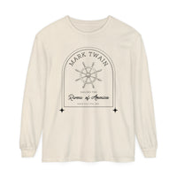 Sailing The Rivers of America Comfort Colors Unisex Garment-dyed Long Sleeve T-Shirt