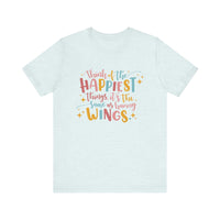 Think of the Happiest Things Bella Canvas Unisex Jersey Short Sleeve Tee